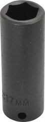 Proto - 3/8" Drive 17mm Deep Impact Socket - 6 Points, 2-47/64" OAL - Eagle Tool & Supply