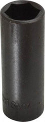 Proto - 3/8" Drive 18mm Deep Impact Socket - 6 Points, 2-47/64" OAL - Eagle Tool & Supply