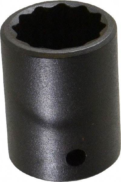 Proto - 1/2" Drive 7/8" Standard Impact Socket - 12 Points, 1-5/8" OAL - Eagle Tool & Supply