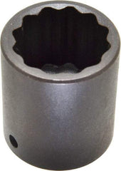 Proto - 1/2" Drive 1-1/4" Standard Impact Socket - 12 Points, 2" OAL - Eagle Tool & Supply