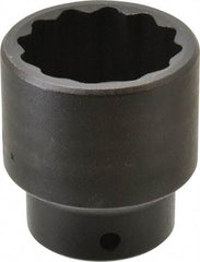 Proto - 1/2" Drive 1-1/2" Standard Impact Socket - 12 Points, 2-15/64" OAL - Eagle Tool & Supply