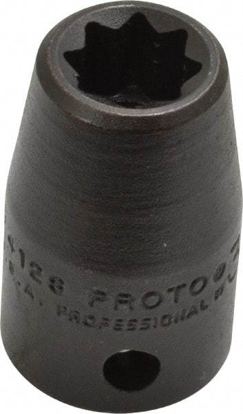 Proto - 1/2" Drive 3/8" Standard Impact Socket - 8 Points, 1-1/2" OAL - Eagle Tool & Supply