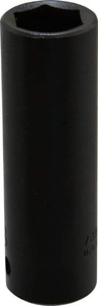 Proto - 1/2" Drive 11/16" Deep Impact Socket - 6 Points, 3-1/4" OAL - Eagle Tool & Supply