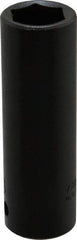 Proto - 1/2" Drive 11/16" Deep Impact Socket - 6 Points, 3-1/4" OAL - Eagle Tool & Supply