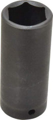 Proto - 1/2" Drive 1-1/16" Deep Impact Socket - 6 Points, 3-1/2" OAL - Eagle Tool & Supply