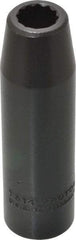 Proto - 1/2" Drive 7/16" Deep Impact Socket - 12 Points, 3-1/4" OAL - Eagle Tool & Supply