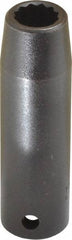 Proto - 1/2" Drive 1/2" Deep Impact Socket - 12 Points, 3-1/4" OAL - Eagle Tool & Supply