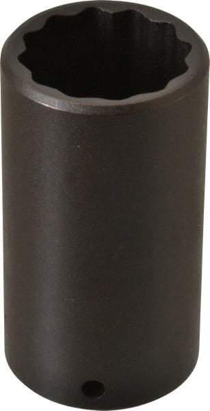 Proto - 1/2" Drive 1-3/8" Deep Impact Socket - 12 Points, 3-1/2" OAL - Eagle Tool & Supply