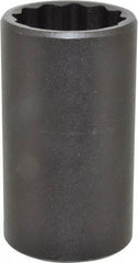 Proto - 1/2" Drive 1-7/16" Deep Impact Socket - 12 Points, 3-1/2" OAL - Eagle Tool & Supply