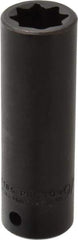 Proto - 1/2" Drive 9/16" Deep Impact Socket - 8 Points, 3-1/4" OAL - Eagle Tool & Supply