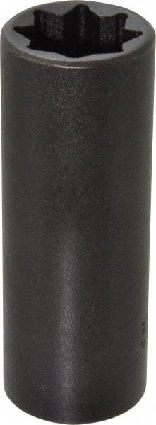 Proto - 1/2" Drive 11/16" Deep Impact Socket - 8 Points, 3-1/4" OAL - Eagle Tool & Supply