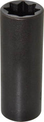 Proto - 1/2" Drive 11/16" Deep Impact Socket - 8 Points, 3-1/4" OAL - Eagle Tool & Supply