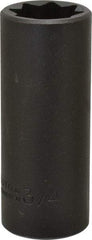 Proto - 1/2" Drive 3/4" Deep Impact Socket - 8 Points, 3-1/4" OAL - Eagle Tool & Supply