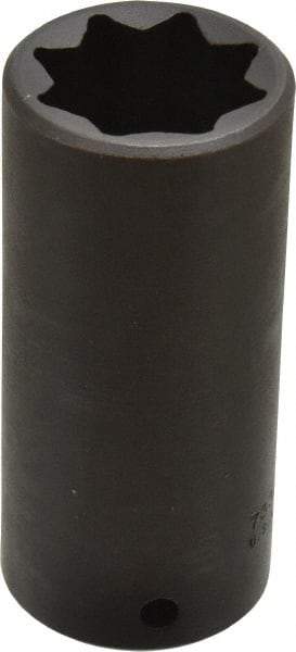 Proto - 1/2" Drive 15/16" Deep Impact Socket - 8 Points, 3-1/2" OAL - Eagle Tool & Supply