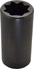Proto - 1/2" Drive 1" Deep Impact Socket - 8 Points, 3-1/2" OAL - Eagle Tool & Supply
