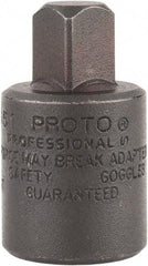 Proto - 3/8 Male 1/2 Female Impact Drive Adapter - 1-7/16" OAL - Eagle Tool & Supply