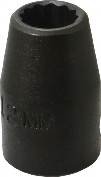 Proto - 1/2" Drive 12mm Standard Impact Socket - Eagle Tool & Supply