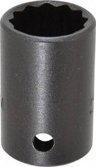 Proto - 1/2" Drive 18mm Standard Impact Socket - 12 Points, 1-1/2" OAL - Eagle Tool & Supply