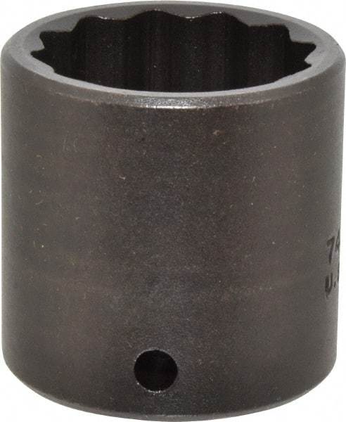 Proto - 1/2" Drive 32mm Standard Impact Socket - 12 Points, 2" OAL - Eagle Tool & Supply