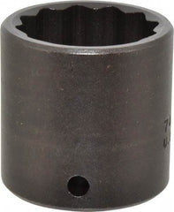 Proto - 1/2" Drive 32mm Standard Impact Socket - 12 Points, 2" OAL - Eagle Tool & Supply