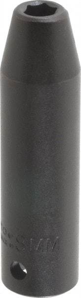 Proto - 1/2" Drive 8mm Deep Impact Socket - 6 Points, 3-1/4" OAL - Eagle Tool & Supply