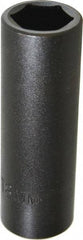 Proto - 1/2" Drive 18mm Deep Impact Socket - 6 Points, 3-1/4" OAL - Eagle Tool & Supply