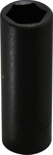Proto - 1/2" Drive 19mm Deep Impact Socket - 6 Points, 3-1/4" OAL - Eagle Tool & Supply