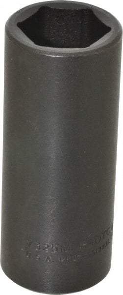 Proto - 1/2" Drive 25mm Deep Impact Socket - 6 Points, 3-1/2" OAL - Eagle Tool & Supply