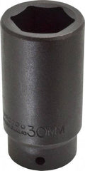 Proto - 1/2" Drive 30mm Deep Impact Socket - 6 Points, 3-1/2" OAL - Eagle Tool & Supply
