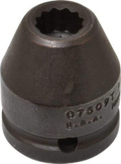 Proto - 3/4" Drive 9/16" Standard Impact Socket - 12 Points, 1-7/8" OAL - Eagle Tool & Supply