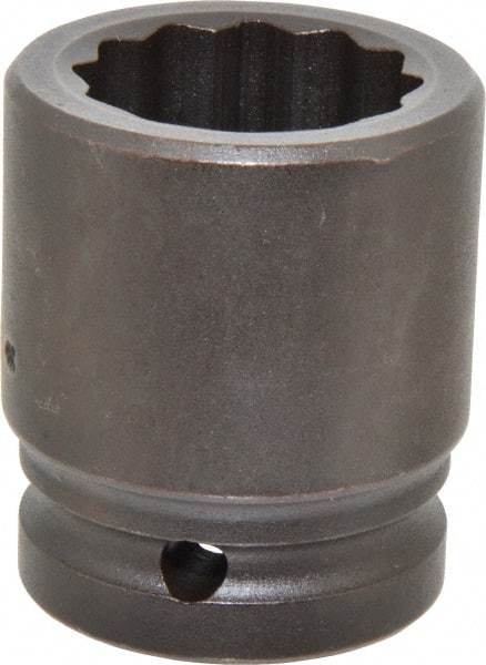 Proto - 3/4" Drive 1-3/16" Standard Impact Socket - 12 Points, 2-3/16" OAL - Eagle Tool & Supply