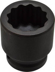 Proto - 3/4" Drive 1-3/8" Standard Impact Socket - 12 Points, 2-1/4" OAL - Eagle Tool & Supply