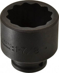 Proto - 3/4" Drive 1-7/8" Standard Impact Socket - 12 Points, 2-13/16" OAL - Eagle Tool & Supply