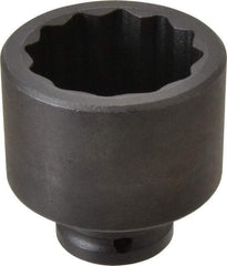 Proto - 3/4" Drive 2-1/8" Standard Impact Socket - 12 Points, 3-3/32" OAL - Eagle Tool & Supply