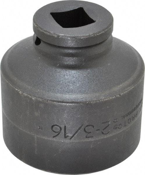 Proto - 3/4" Drive 2-3/16" Standard Impact Socket - 12 Points, 3-1/8" OAL - Eagle Tool & Supply