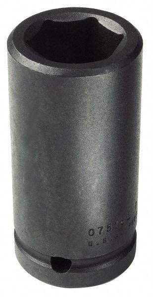 Proto - 3/4" Drive 9/16" Deep Impact Socket - 6 Points, 3-1/4" OAL - Eagle Tool & Supply