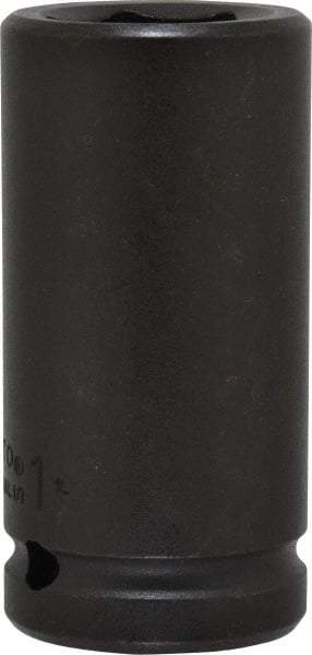 Proto - 3/4" Drive 1" Deep Impact Socket - 6 Points, 3-1/4" OAL - Eagle Tool & Supply