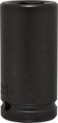 Proto - 3/4" Drive 1" Deep Impact Socket - 6 Points, 3-1/4" OAL - Eagle Tool & Supply