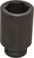 Proto - 3/4" Drive 1-9/16" Deep Impact Socket - 6 Points, 3-13/16" OAL - Eagle Tool & Supply