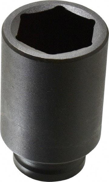 Proto - 3/4" Drive 1-5/8" Deep Impact Socket - 6 Points, 3-13/16" OAL - Eagle Tool & Supply