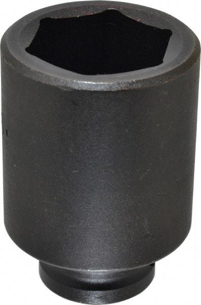 Proto - 3/4" Drive 1-13/16" Deep Impact Socket - 6 Points, 3-7/8" OAL - Eagle Tool & Supply