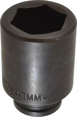 Proto - 3/4" Drive 41mm Deep Impact Socket - 6 Points, 3-1/2" OAL - Eagle Tool & Supply