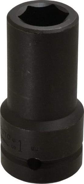 Proto - 1" Drive 1" Deep Impact Socket - 6 Points, 3-3/4" OAL - Eagle Tool & Supply