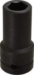 Proto - 1" Drive 1" Deep Impact Socket - 6 Points, 3-3/4" OAL - Eagle Tool & Supply