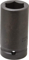 Proto - 1" Drive 1-3/8" Deep Impact Socket - 6 Points, 3-3/4" OAL - Eagle Tool & Supply