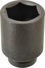 Proto - 1" Drive 2-5/16" Deep Impact Socket - 6 Points, 4-3/4" OAL - Eagle Tool & Supply
