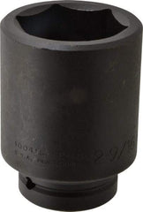 Proto - 1" Drive 2-9/16" Deep Impact Socket - 6 Points, 5" OAL - Eagle Tool & Supply