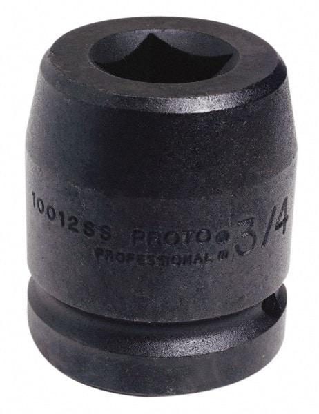 Proto - 1" Drive 70mm Impact Socket - 6 Points, 3-53/64" OAL - Eagle Tool & Supply