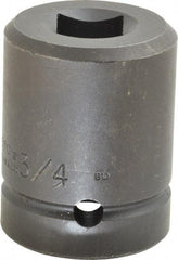 Proto - 1" Drive 3/4" Standard Impact Socket - 4 Points, 2-1/2" OAL - Eagle Tool & Supply