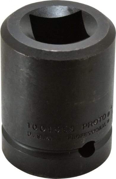 Proto - 1" Drive 15/16" Standard Impact Socket - 4 Points, 2-1/2" OAL - Eagle Tool & Supply